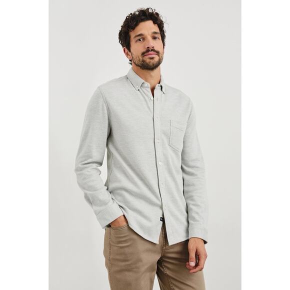 Rails Berkeley Light Grey Soft Brushed Lightweight Flannel Shirt Jacket M - Picture 2 of 10